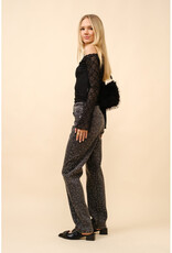 blue b. collection Sheer Lace Bell Sleeve Top
