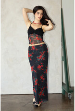 Bailey Rose Rose Mesh Maxi Skirt