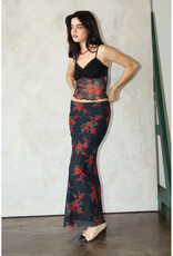 Bailey Rose Rose Mesh Maxi Skirt