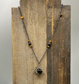 Coven Claw Orb Beaded Necklace