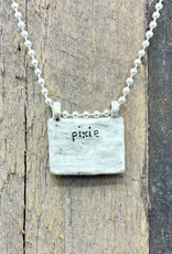 Bird in the Sky Pewter Charm w/Silver Ball Chain