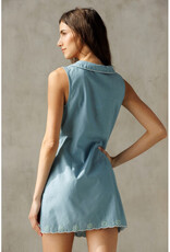 Storia Peter Pan Collar Mini Dress