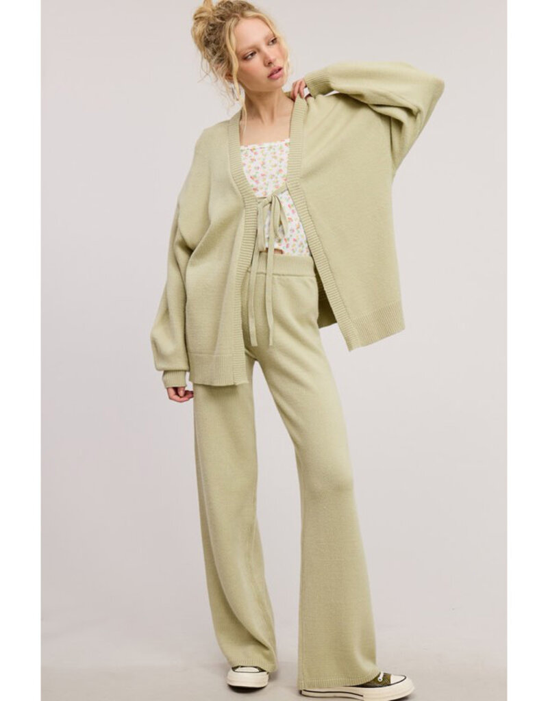 Mimosa Ribbed Knit Cardigan & Pants Set