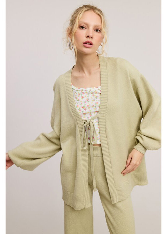Mimosa Ribbed Knit Cardigan & Pants Set