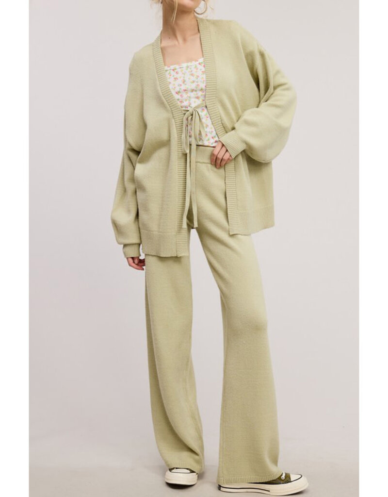 Mimosa Ribbed Knit Cardigan & Pants Set