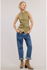 Mimosa Long Button Vest