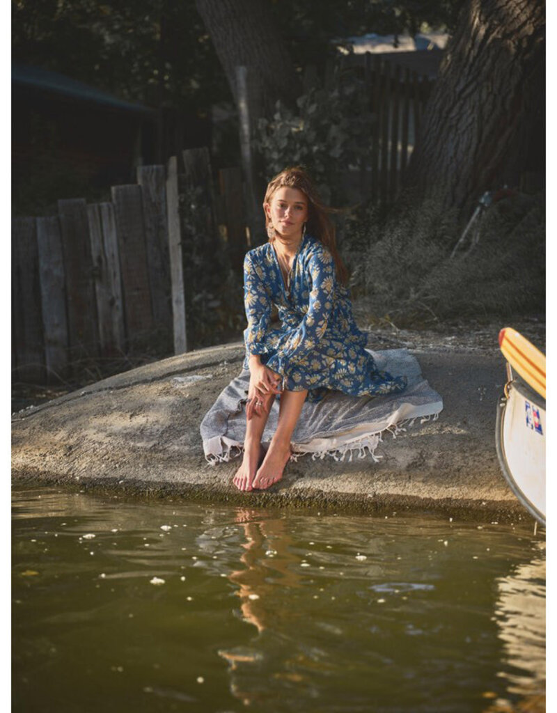 blue b. collection Blue Daisy Chiffon Midi Dress