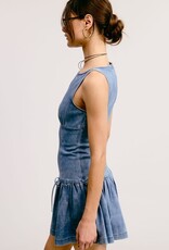 Mimosa Fitted Denim Mini Dress