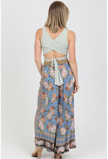 Angie Print Wide Leg Pants