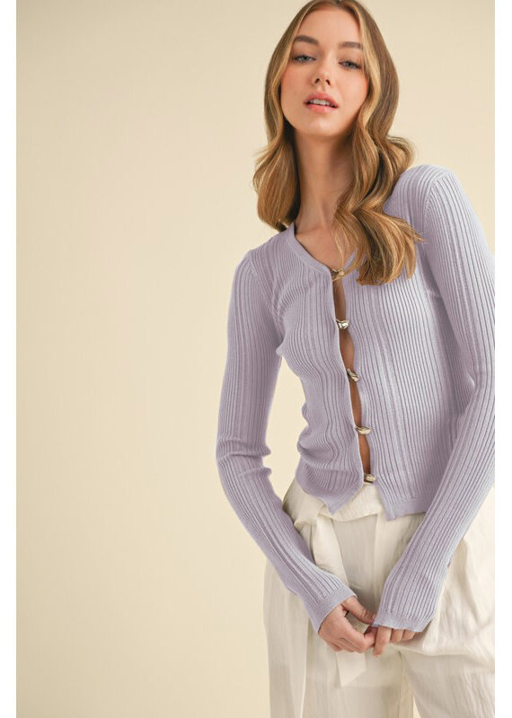 Camilla Violet Pearl Cardigan