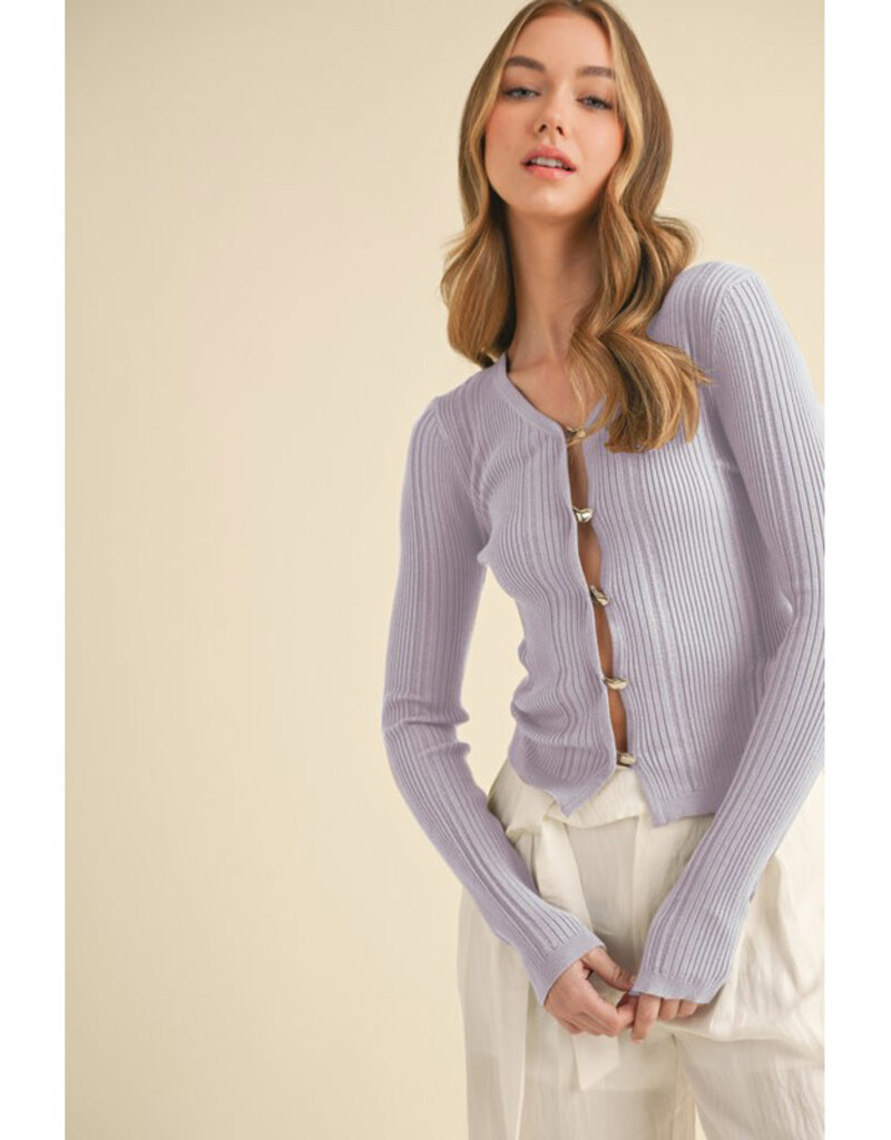 Camilla Violet Pearl Cardigan