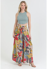 Angie Print Wide Leg Pants