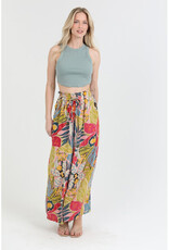 Angie Print Wide Leg Pants