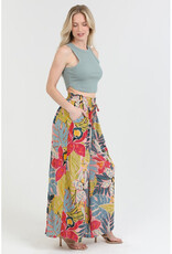 Angie Print Wide Leg Pants