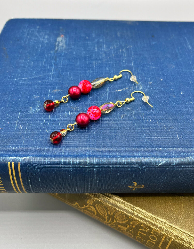 Coven Coven Beaded Gold Plated Earrings
