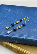 Coven Coven Beaded Gold Plated Earrings
