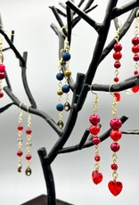 Coven Coven Beaded Gold Plated Earrings