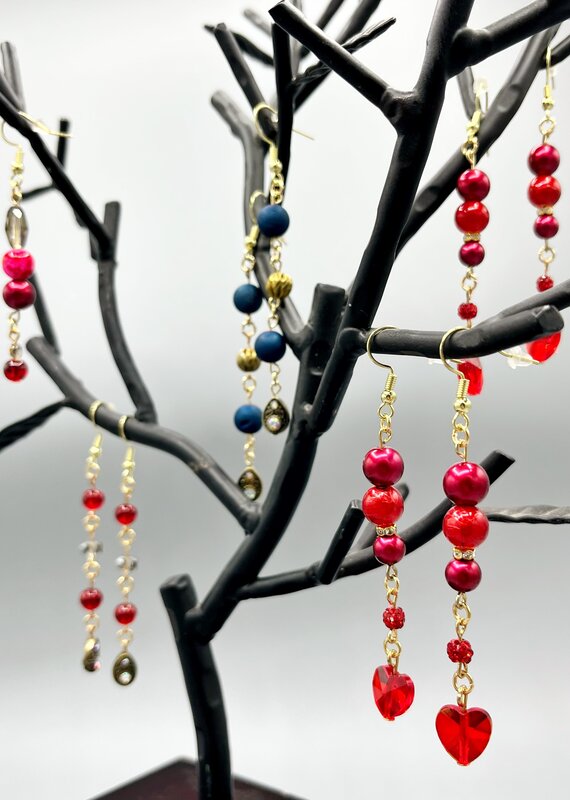 Coven Coven Beaded Gold Plated Earrings