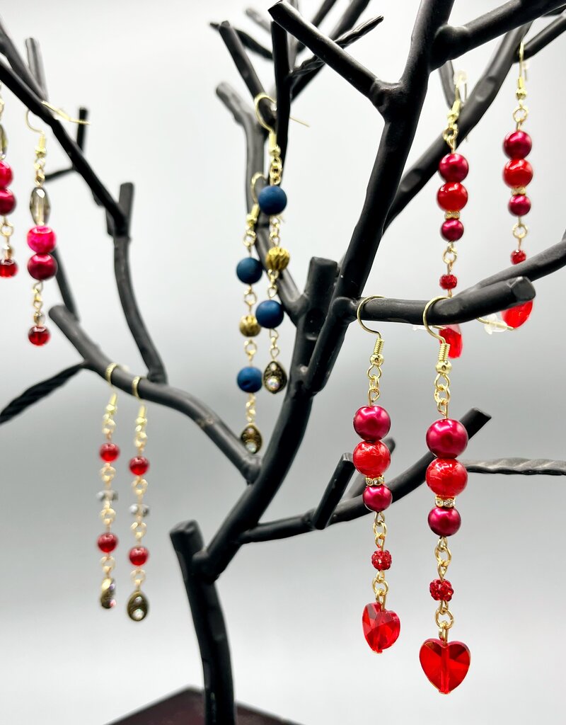 Coven Coven Beaded Gold Plated Earrings