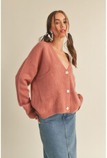 &Merci Cardigan w/Daisy Buttons