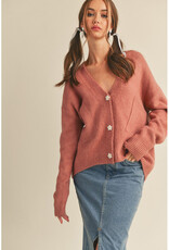 &Merci Cardigan w/Daisy Buttons