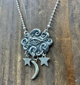 Bird in the Sky Mind Has a Thousand Eyes Necklace