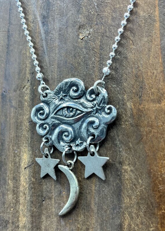 Bird in the Sky Mind Has a Thousand Eyes Necklace