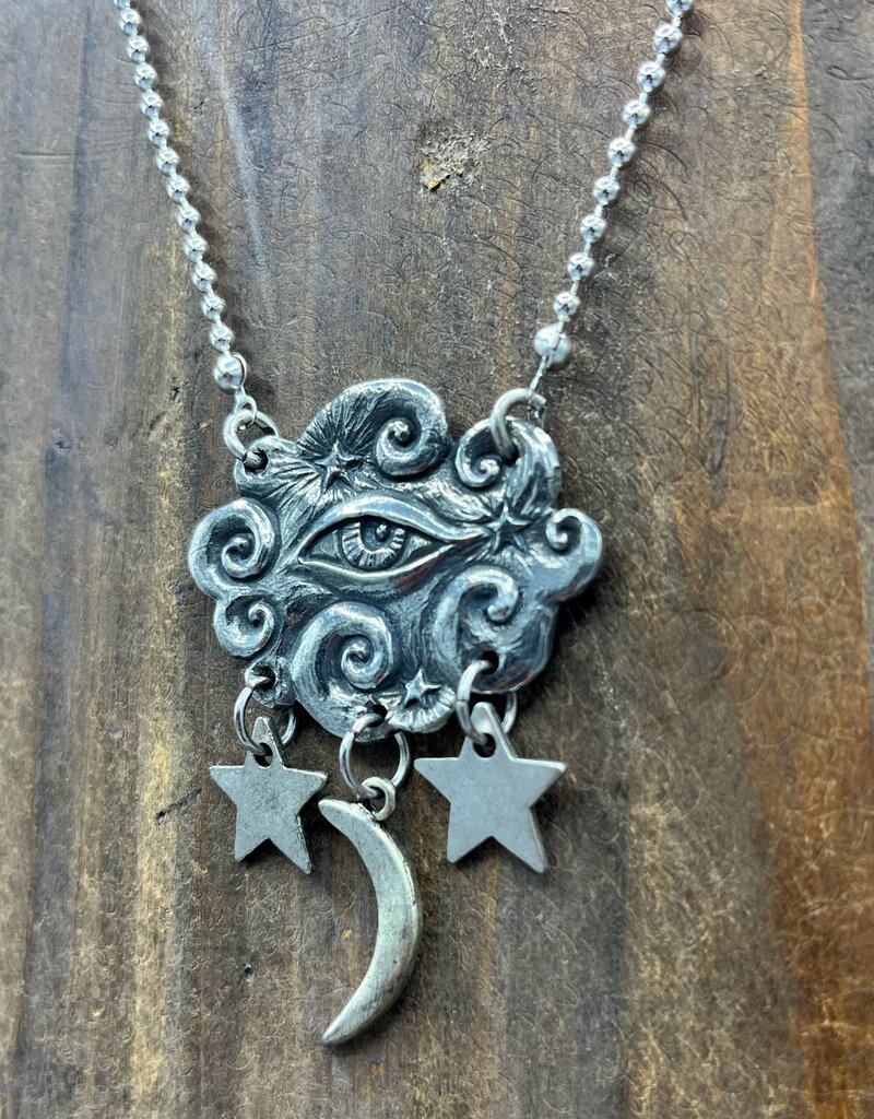 Bird in the Sky Mind Has a Thousand Eyes Necklace
