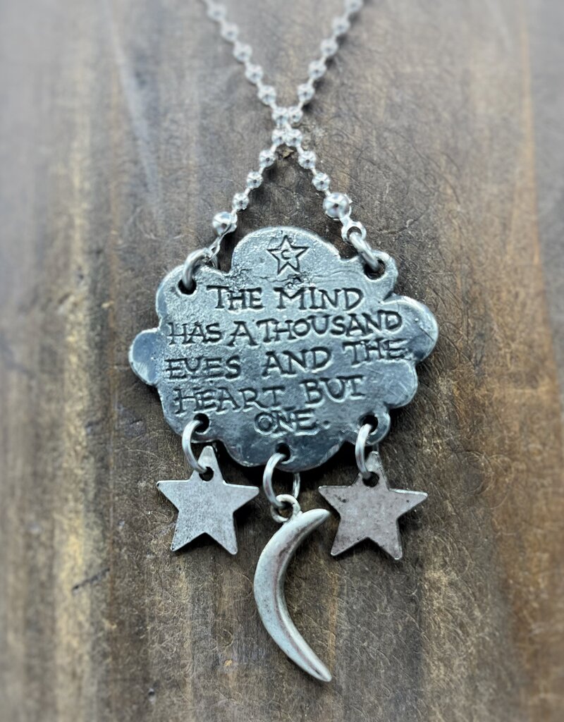 Bird in the Sky Mind Has a Thousand Eyes Necklace