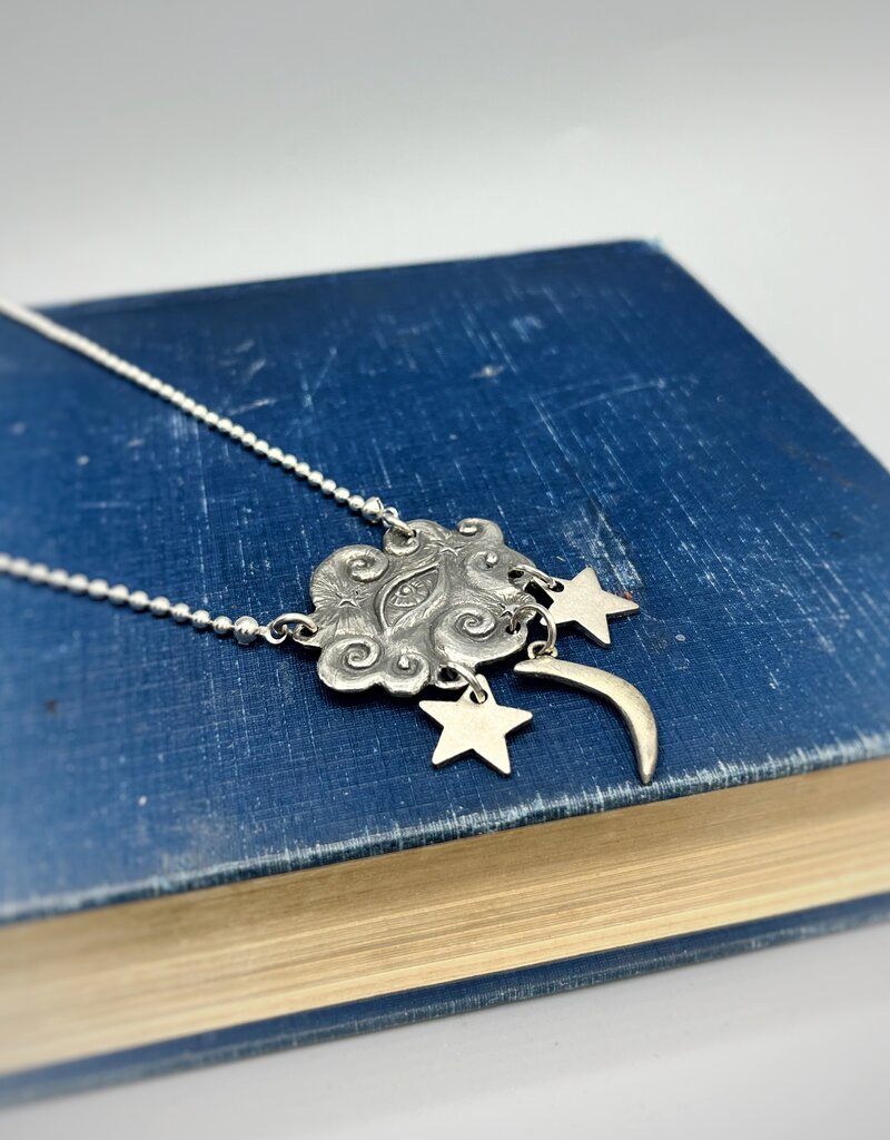 Bird in the Sky Mind Has a Thousand Eyes Necklace