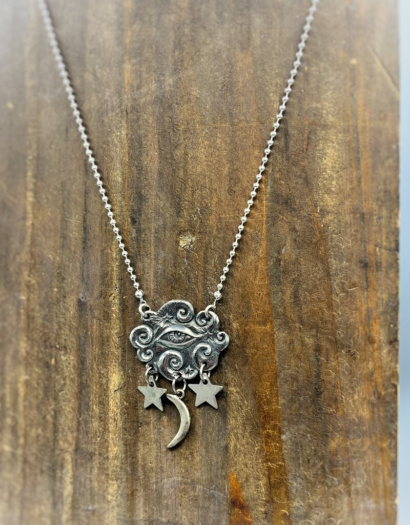 Bird in the Sky Mind Has a Thousand Eyes Necklace