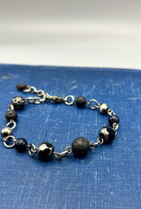 Coven Coven Beaded Bracelet Gunmetal
