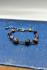 Coven Coven Beaded Bracelet Gunmetal
