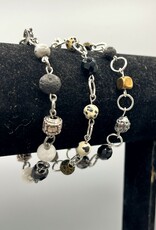 Coven Coven Beaded Bracelet Silver
