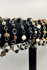 Coven Coven Beaded Bracelet Gunmetal