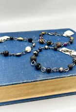 Coven Coven Beaded Bracelet Gunmetal