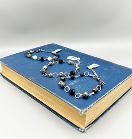 Coven Beaded Bracelet Silver