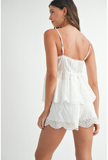 Mable Eyelet Lace Tank & Shorts Set