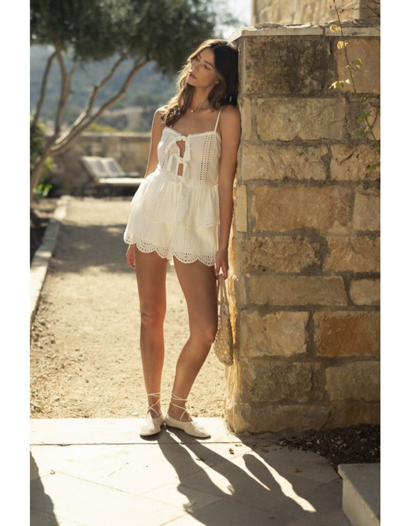 Mable Eyelet Lace Tank & Shorts Set