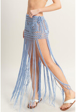 Hyfve Crochet Fringe Skirt