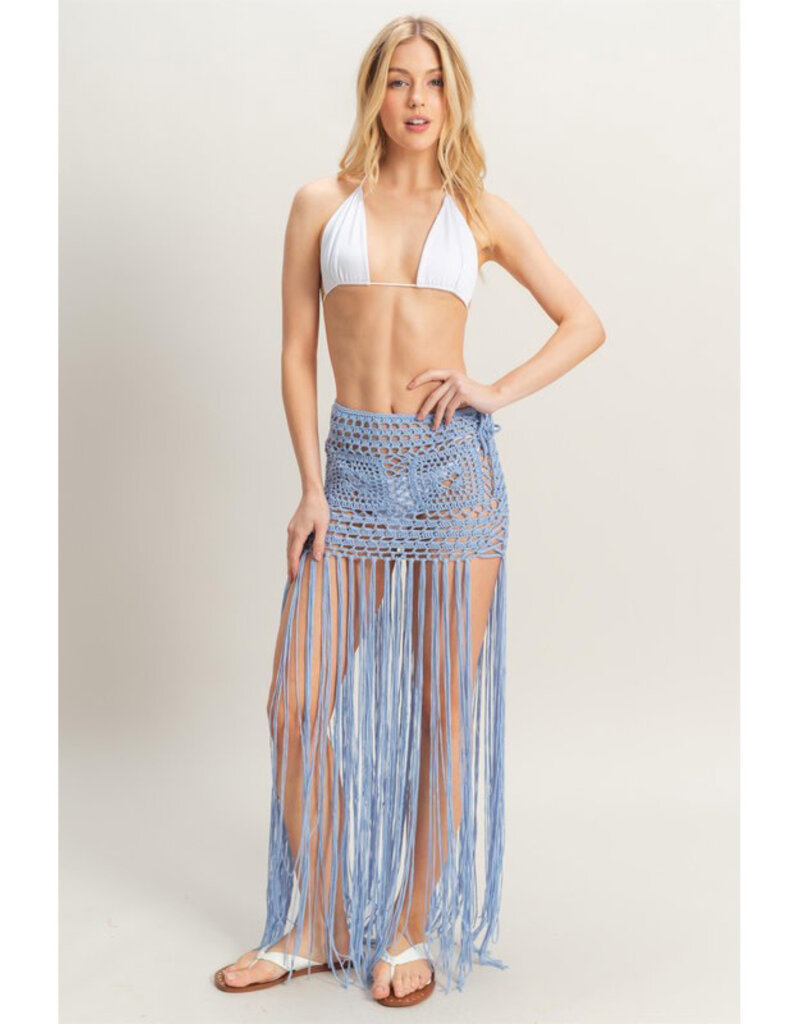 Hyfve Crochet Fringe Skirt