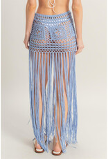 Hyfve Crochet Fringe Skirt