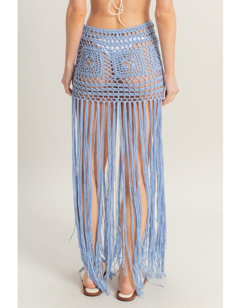 Hyfve Crochet Fringe Skirt
