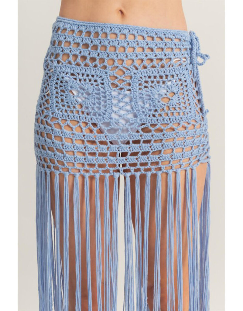 Hyfve Crochet Fringe Skirt