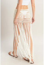 Hyfve Crochet Fringe Skirt