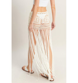 Hyfve Crochet Fringe Cover Up