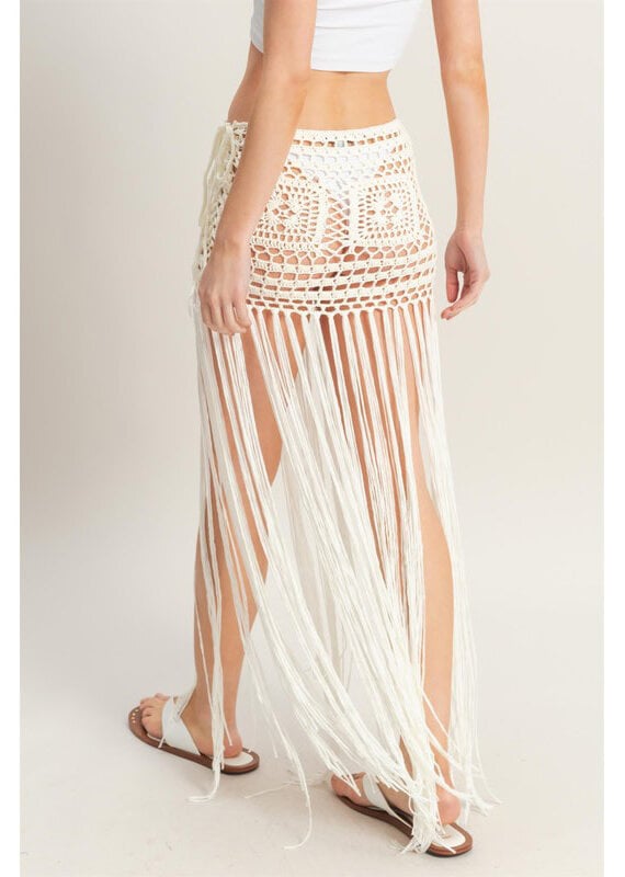 Hyfve Crochet Fringe Cover Up