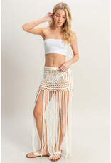 Hyfve Crochet Fringe Skirt