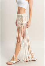 Hyfve Crochet Fringe Skirt