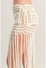 Hyfve Crochet Fringe Skirt
